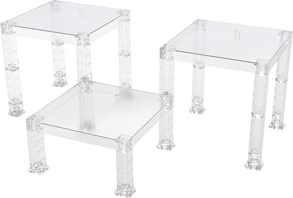 Good Smile Company Clear Simple Stand Build-On Type Set of 3 Plastic Display Stands- Japan Figure Store - #1 Bring To You The Best Japanese Goods