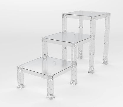 Good Smile Company Clear Simple Stand Build-On Type Set of 3 Plastic Display Stands- Japan Figure Store - #1 Bring To You The Best Japanese Goods