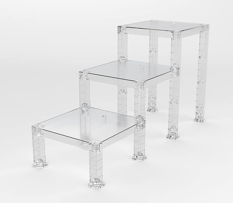 Good Smile Company Clear Simple Stand Build-On Type Set of 3 Plastic Display Stands- Japan Figure Store - #1 Bring To You The Best Japanese Goods