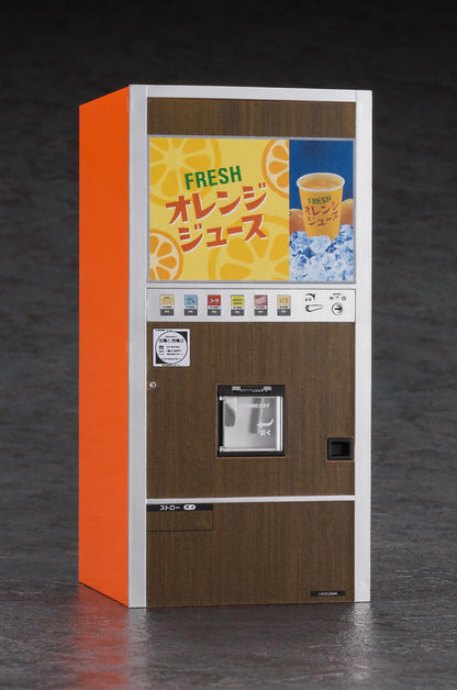 Hasegawa 1/12 Retro Vending Machine Cup Juice Plastic Model 62206 Scenery