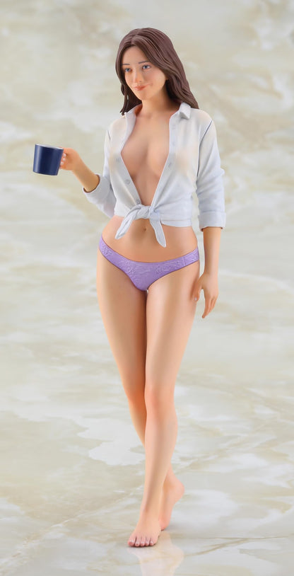 Hasegawa 1/12 Real Figure No. 43 Morning Coffee Unpainted Resin Kit