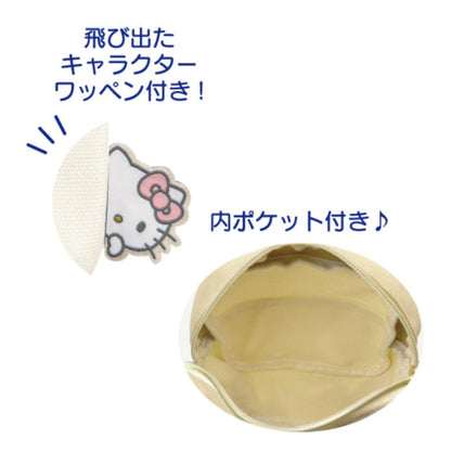 San-X Hatayama Shoji Kuromi Canvas Pouch 10cm x 15cm x 7cm- Japan Figure Store - #1 Bring To You The Best Japanese Goods