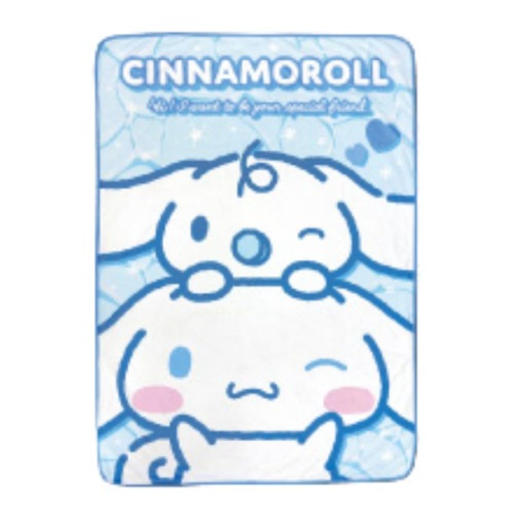 San-X Hatayama Shoji Cinnamoroll Cool Blanket 100 X 140 Cm- Japan Figure Store - #1 Bring To You The Best Japanese Goods