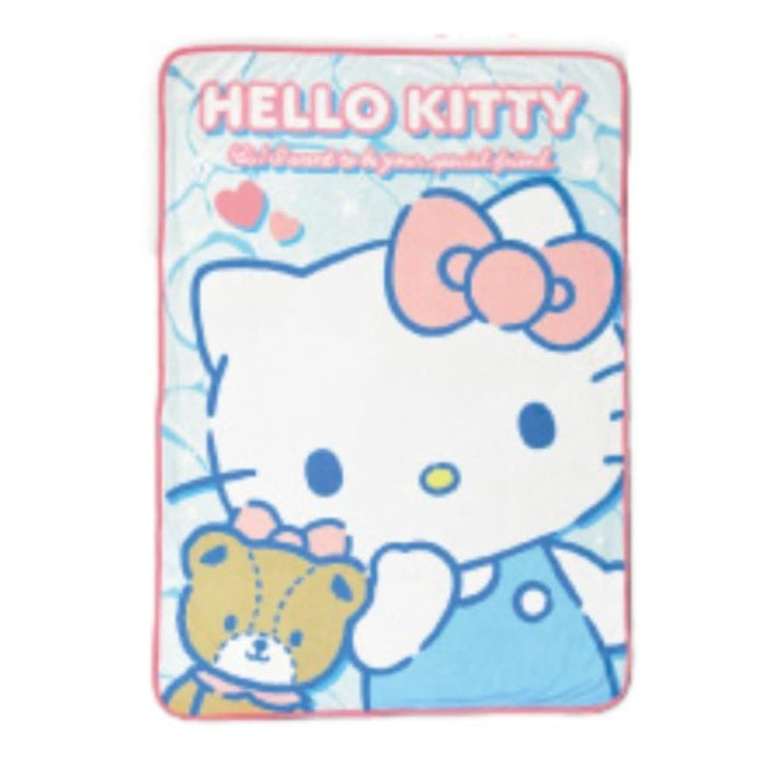 San-X Hello Kitty Cool Blanket 100x140cm - Hatayama Shoji- Japan Figure Store - #1 Bring To You The Best Japanese Goods