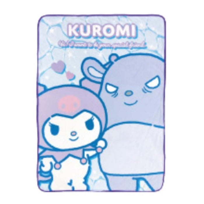 San-X Kuromi Cool Blanket 100x140cm Hatayama Shoji 34201875- Japan Figure Store - #1 Bring To You The Best Japanese Goods