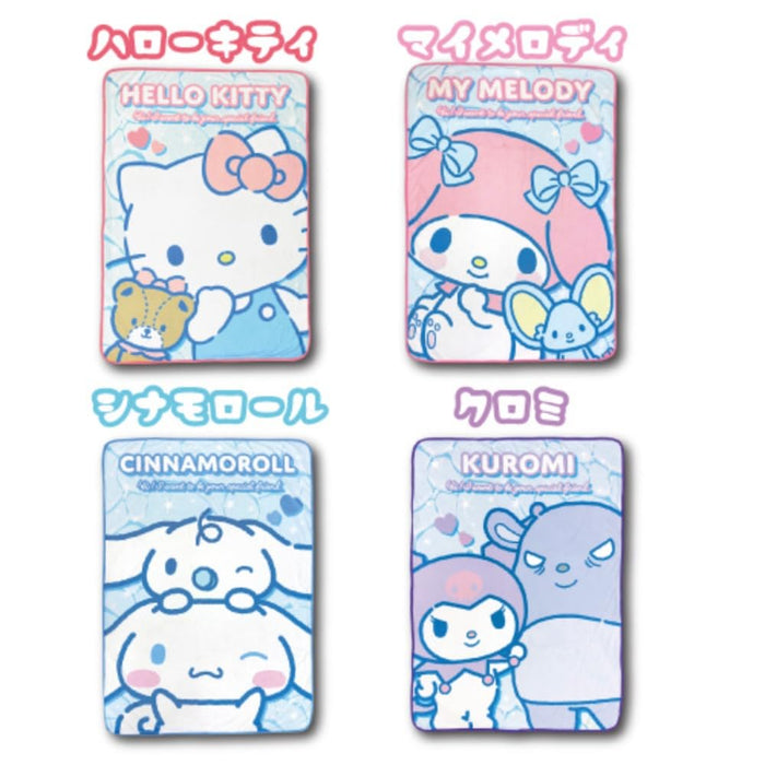 San-X Kuromi Cool Blanket 100x140cm Hatayama Shoji 34201875- Japan Figure Store - #1 Bring To You The Best Japanese Goods