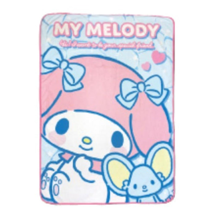San-X My Melody Cool Blanket 100 x 140 cm – Lightweight and Soft Touch- Japan Figure Store - #1 Bring To You The Best Japanese Goods