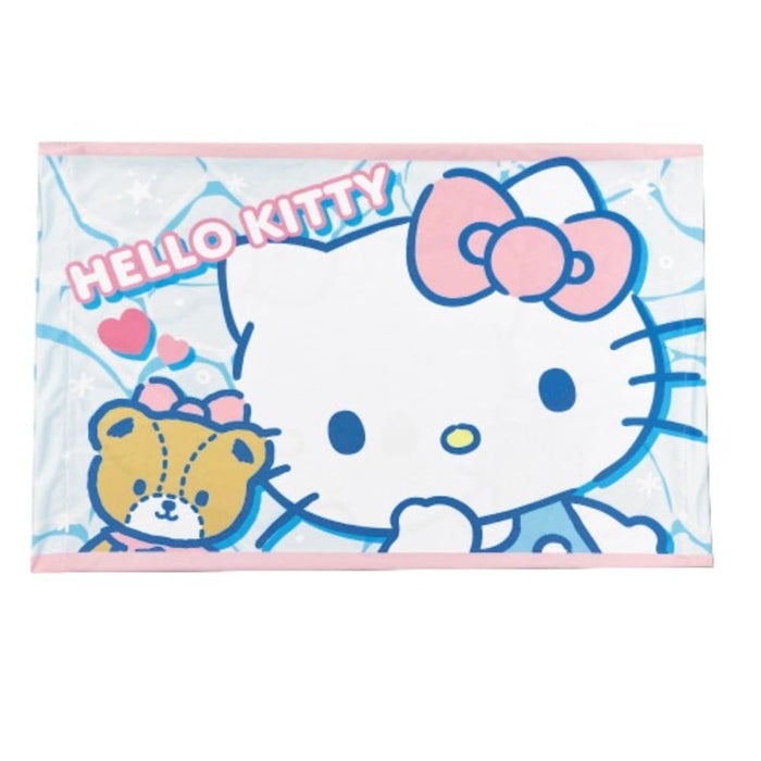 San-X Cool Pillow Cover with Hello Kitty Design 43x63cm- Japan Figure Store - #1 Bring To You The Best Japanese Goods