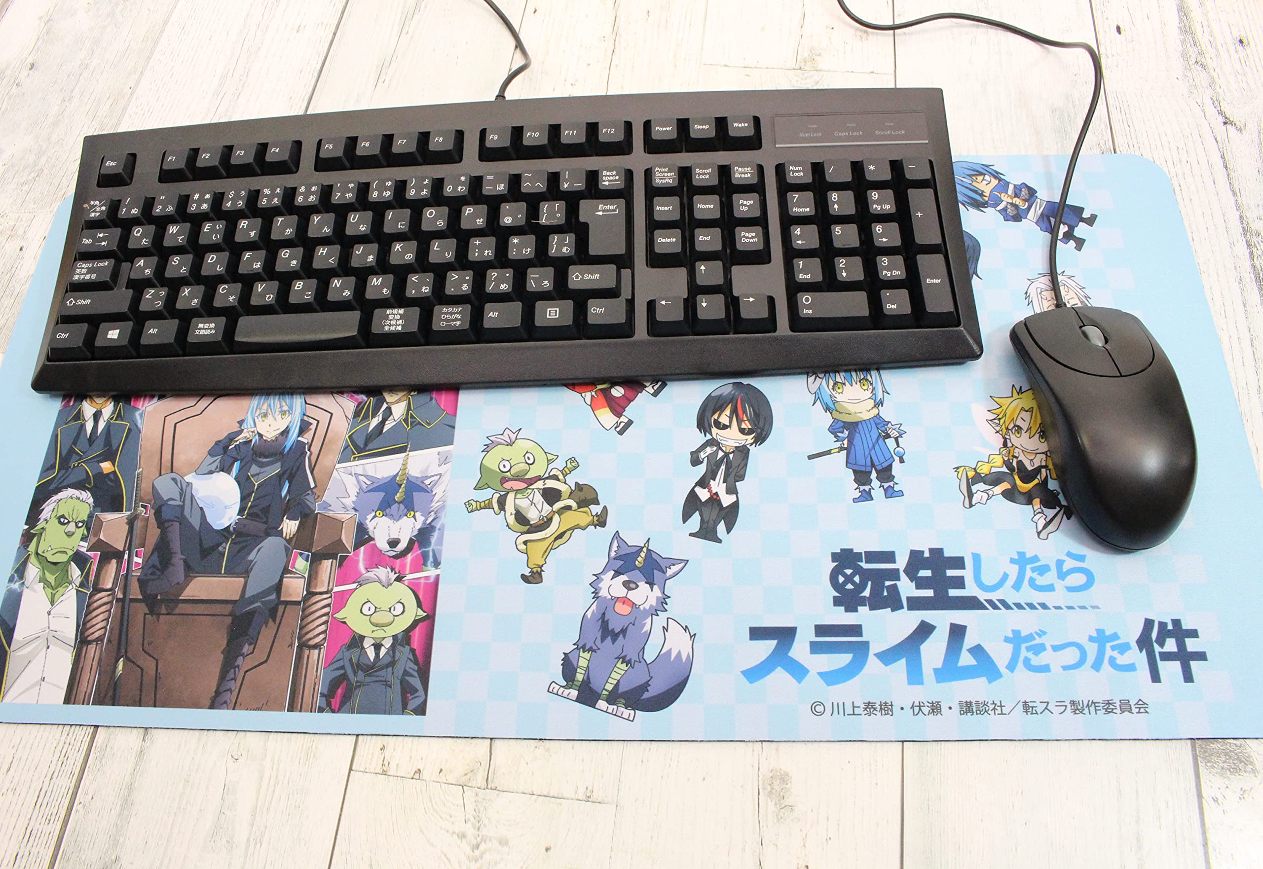 San-X Hatayama Shoji 30x60cm Desk Mat That Time I Got Reincarnated As A Slime- Japan Figure Store - #1 Bring To You The Best Japanese Goods