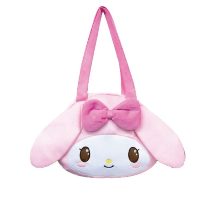 San-X Hatayama Shoji Face Big Tote Bag My Melody H30xW40xD10Cm 34201635- Japan Figure Store - #1 Bring To You The Best Japanese Goods