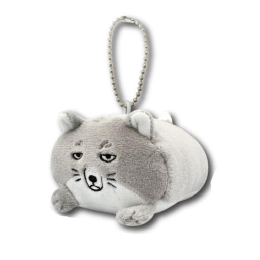 San-X Hatayama Shoji Lying Down Plush Tibetan Fox Gray 9cm- Japan Figure Store - #1 Bring To You The Best Japanese Goods