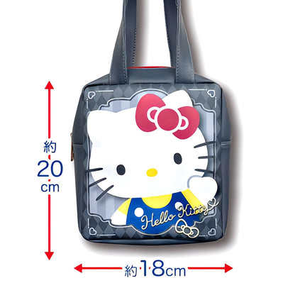 San-X Sanrio Tote Bag Clear Window Print Hello Kitty H20xW18xD7Cm- Japan Figure Store - #1 Bring To You The Best Japanese Goods