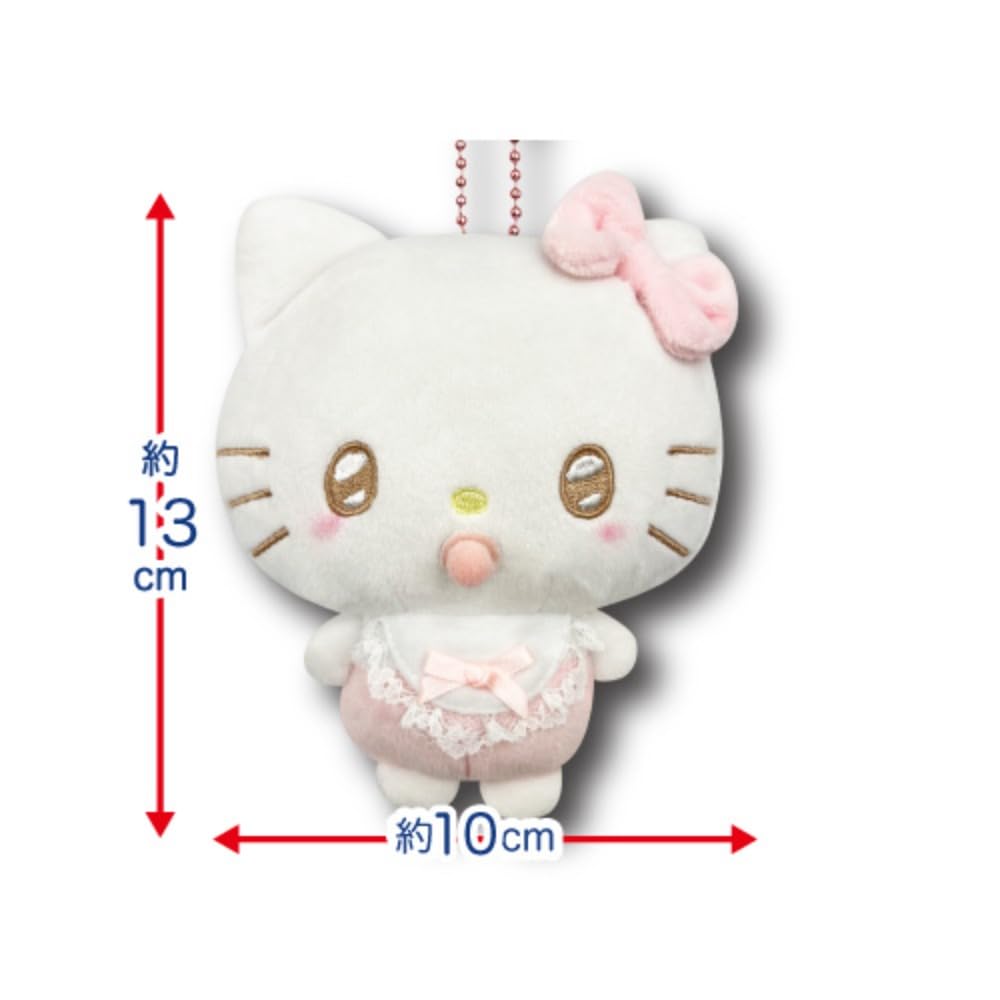 San-X Hello Kitty Angel Baby Mascot Pouch Accessory Case H13 W10Cm- Japan Figure Store - #1 Bring To You The Best Japanese Goods