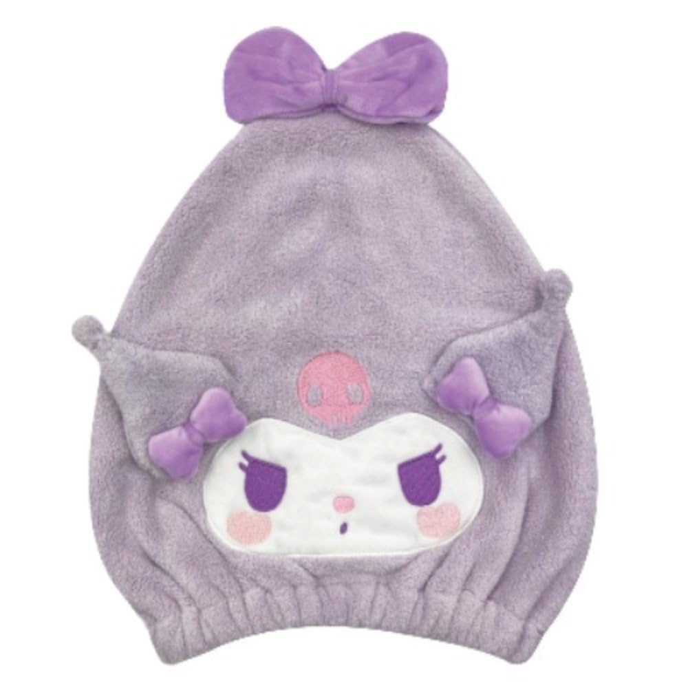 San-X Kuromi Triangle Hair Cap with Lovely Ribbon H30 x W20Cm- Japan Figure Store - #1 Bring To You The Best Japanese Goods