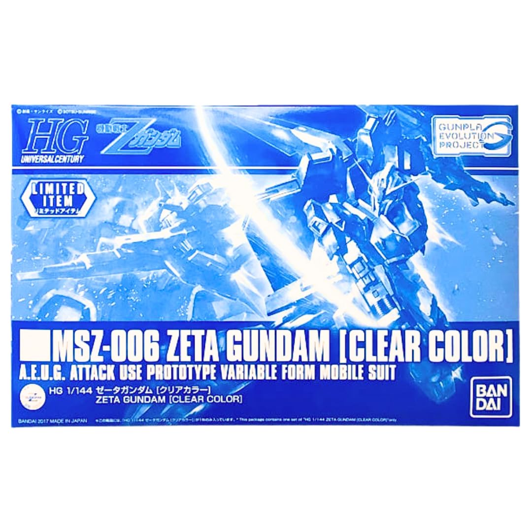 Bandai Spirits HG 1/144 Zeta Gundam Clear Color Limited Model Kit