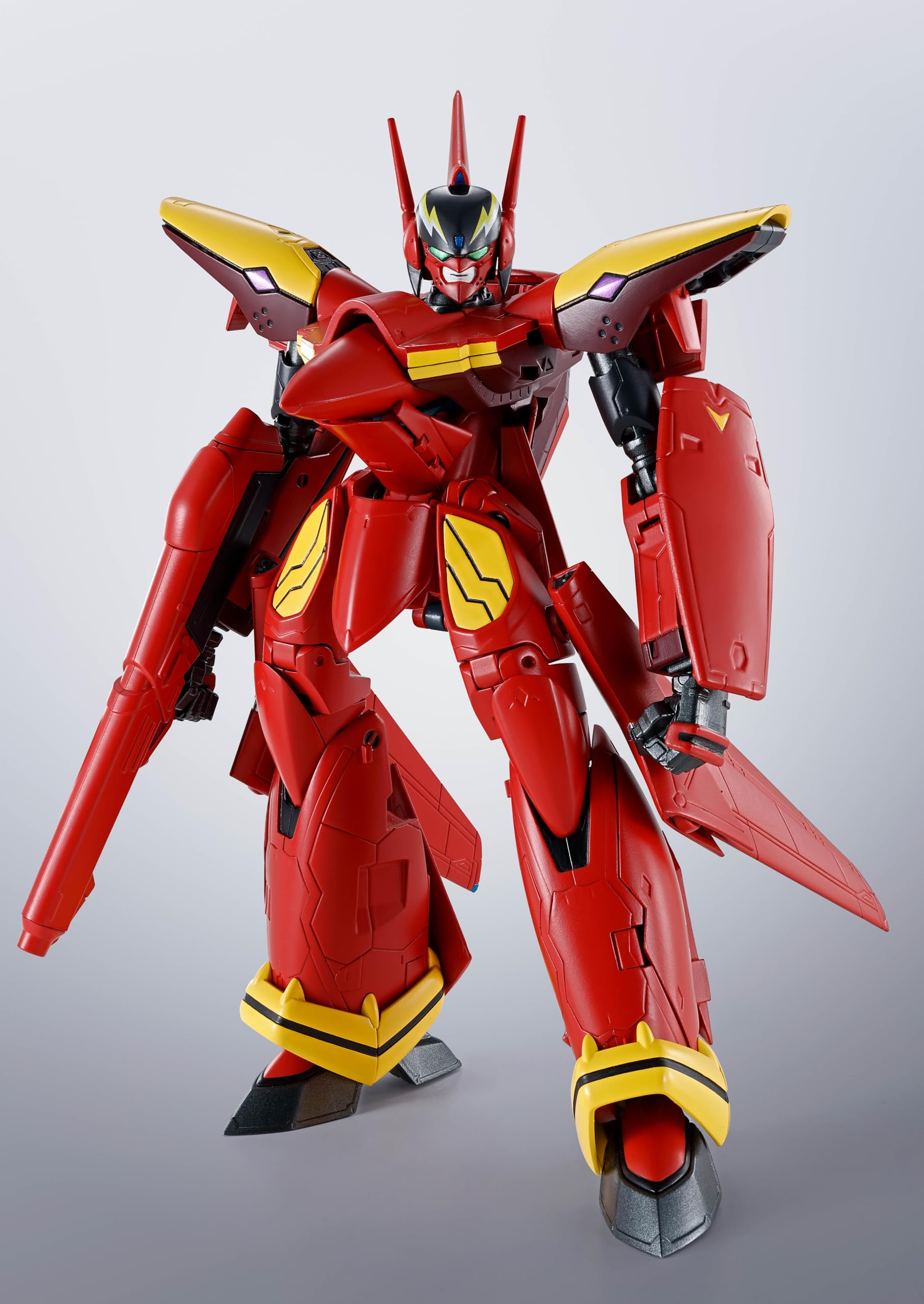Tamashii Nations Hi-Metal R Macross 7 VF-19 Kai Fire Valkyrie 150mm Figure- Japan Figure Store - #1 Bring To You The Best Japanese Goods