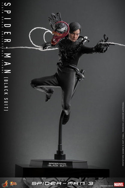 Hot Toys Movie Masterpiece Spider-Man Black Suit 1/6 Scale Figure