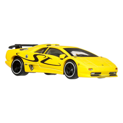 Voiture jouet Mattel Hot Wheels Boulevard 1995 Lamborghini Diablo SV, jaune, 3 ans et plus.