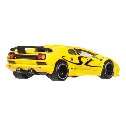 Voiture jouet Mattel Hot Wheels Boulevard 1995 Lamborghini Diablo SV, jaune, 3 ans et plus.