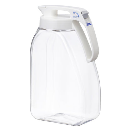 Iwasaki Industries 3.0L Cold Water Bottle Seamless Pitcher Hot Water Safe White Japan- Japan Figure Store - #1 Bring To You The Best Japanese Goods