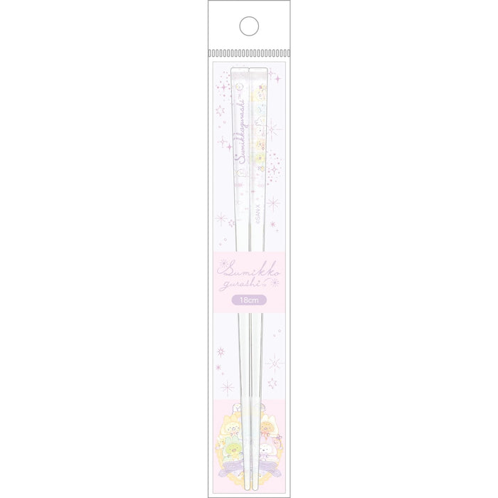 San-X Sumikko Gurashi Clear Chopsticks Ka25101 - Durable and Stylish Eating Utensils- Japan Figure Store - #1 Bring To You The Best Japanese Goods