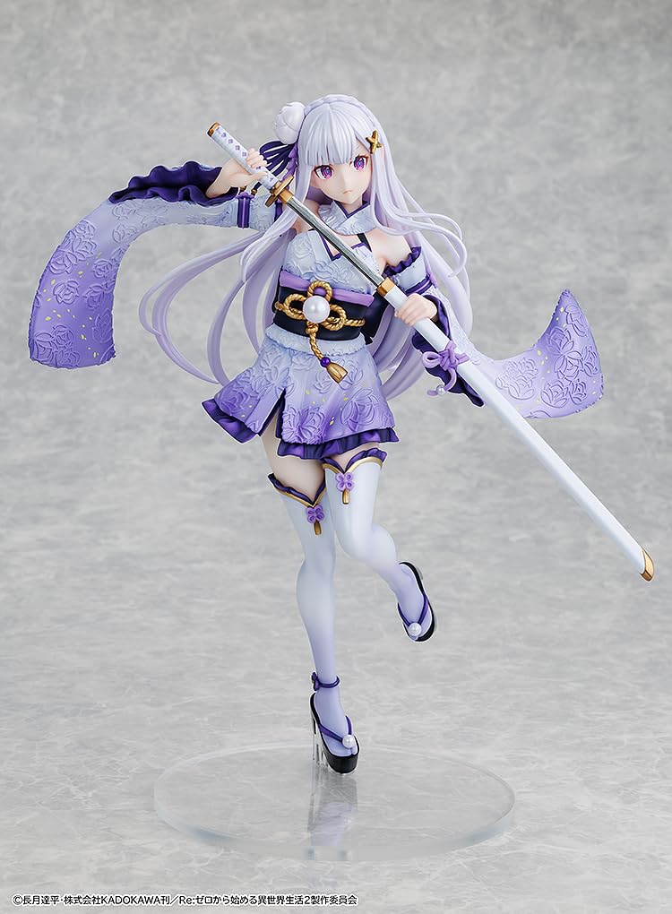 Kadokawa Kdcolle ReZero Emilia Battle Costume Ver 1/7 Scale Pre-Painted Figure