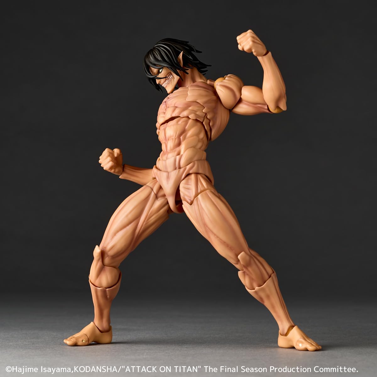 Kaiyodo Revoltech Amazing Yamaguchi Eren Yeager Attack On Titan Action Figure