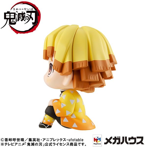 Megahouse Kimetsu No Yaiba Agatsuma Zenitsu Look Up Nikotto Ver. Figurine- Japan Figure Store - #1 Bring To You The Best Japanese Goods