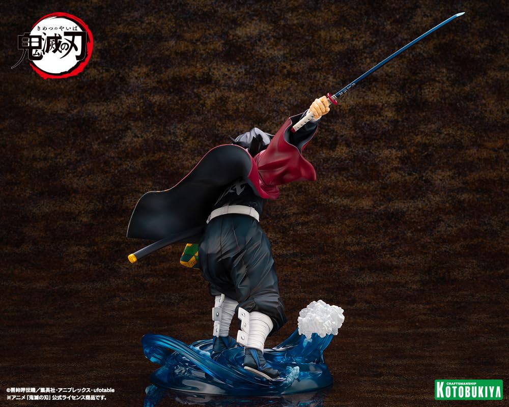 Figurine en PVC Kotobukiya Demon Slayer Artfx J Giyu Tomioka à l'échelle 1/8