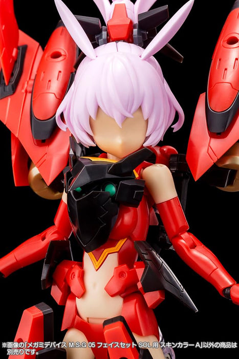 Kotobukiya Megami Device Msg 05 Face Set Sol Skin Color A 19mm Model Kit- Japan Figure Store - #1 Bring To You The Best Japanese Goods