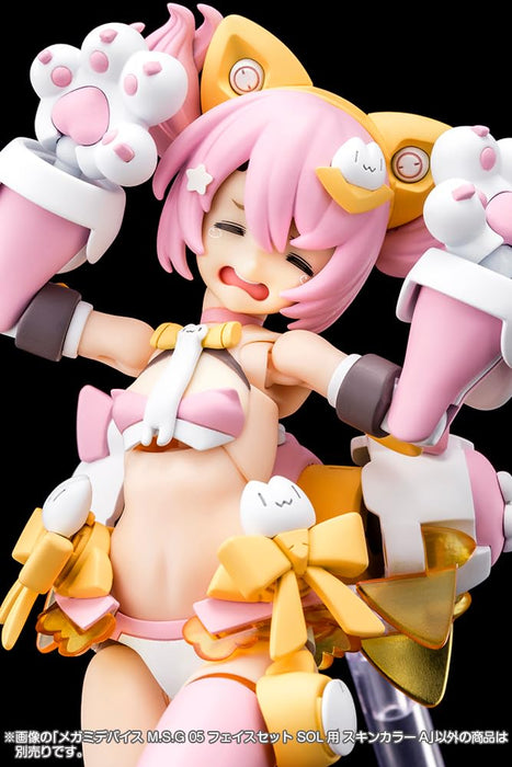 Kotobukiya Megami Device Msg 05 Face Set Sol Skin Color A 19mm Model Kit- Japan Figure Store - #1 Bring To You The Best Japanese Goods