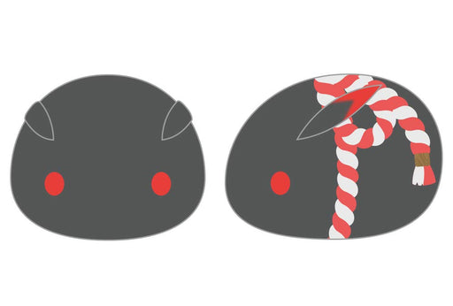 Kotobukiya Mochifure Plush Toy Black Rabbit Shrine - Soft Japanese Gx461- Japan Figure Store - #1 Bring To You The Best Japanese Goods