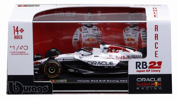Kyosho Burago 1/43 Scale Red Bull Racing RB21 2025 Japanese GP Model Verstappen