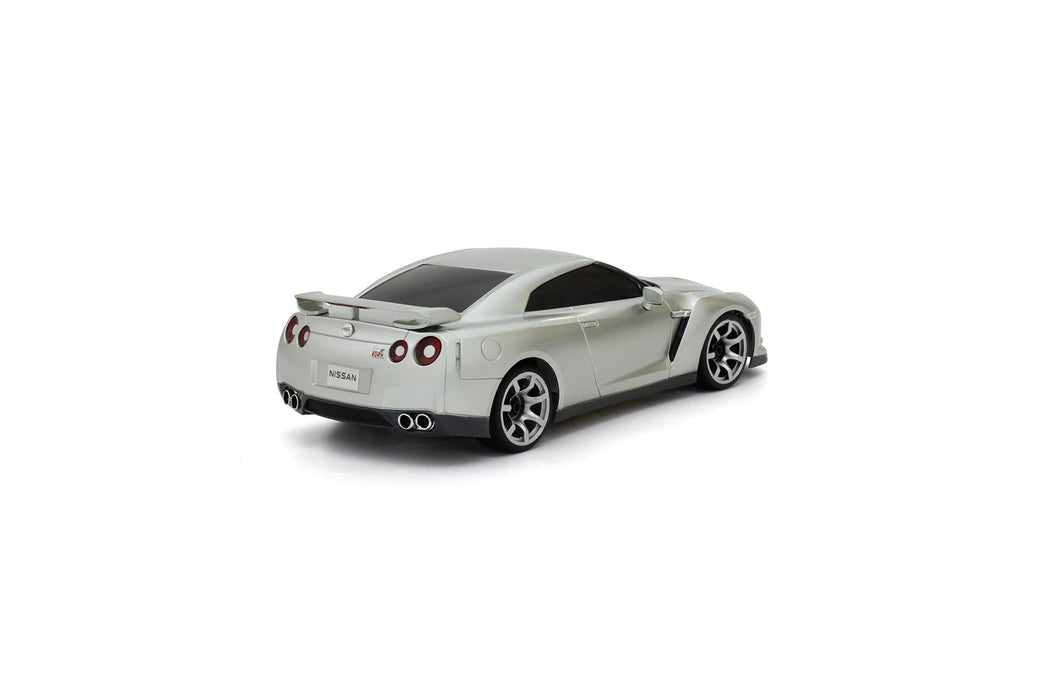 Modèle réduit radiocommandé Kyosho Egg Nissan GT-R R35 argenté à l'échelle 1/28, référence 66608
