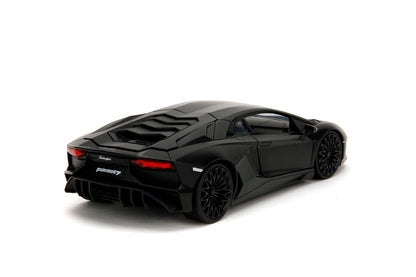 Modèle réduit Kyosho Lamborghini Aventador SV noir à l'échelle 1/24 - Série Fast &amp; Furious