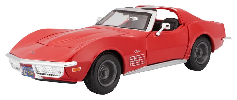 Modèle réduit Kyosho Maisto 1970 Corvette rouge, échelle 1/24, référence Ms31202R1