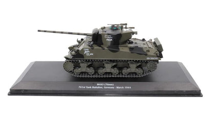 Char Sherman M4A3 Kyosho Militaria 1/43, modèle fini MA4V23195