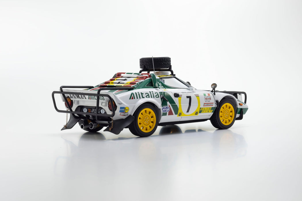 Modèle réduit Kyosho Lancia Stratos HF Safari 1977 à l'échelle 1/18 Ks08130G