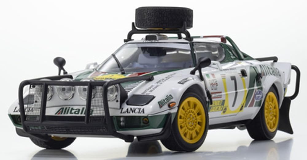 Kyosho 1/18 Scale Lancia Stratos HF Safari 1977 Model Ks08130G
