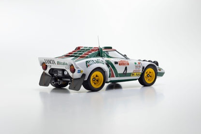 Kyosho 1/18 Scale Lancia Stratos HF 1976 Sanremo Winner Model KS08130F