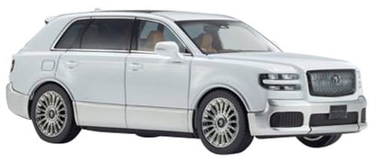 Kyosho 1/43 Toyota Century Hakkaku White Silver Model with Brown Interior