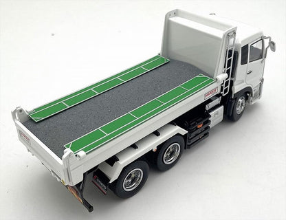 Modèle de camion-benne Kyosho 1/43 Ud Trucks Quon Kyokuto blanc Ks03940W