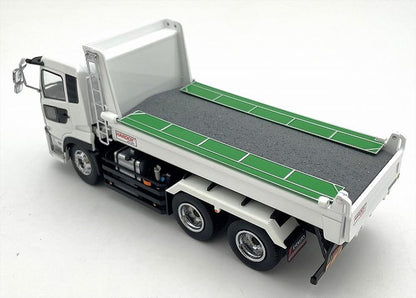 Modèle de camion-benne Kyosho 1/43 Ud Trucks Quon Kyokuto blanc Ks03940W