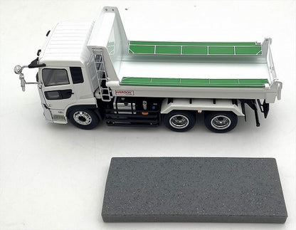 Modèle de camion-benne Kyosho 1/43 Ud Trucks Quon Kyokuto blanc Ks03940W