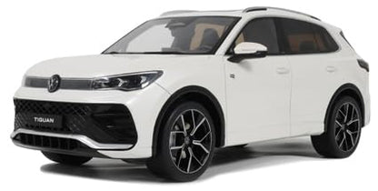 Kyosho Otto 1/18 Volkswagen Tiguan E TSI R-Line 2024 White Diecast Car