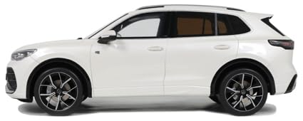 Volkswagen Tiguan E TSI R-Line 2024 blanc, voiture miniature en métal moulé sous pression 1/18 de Kyosho Otto