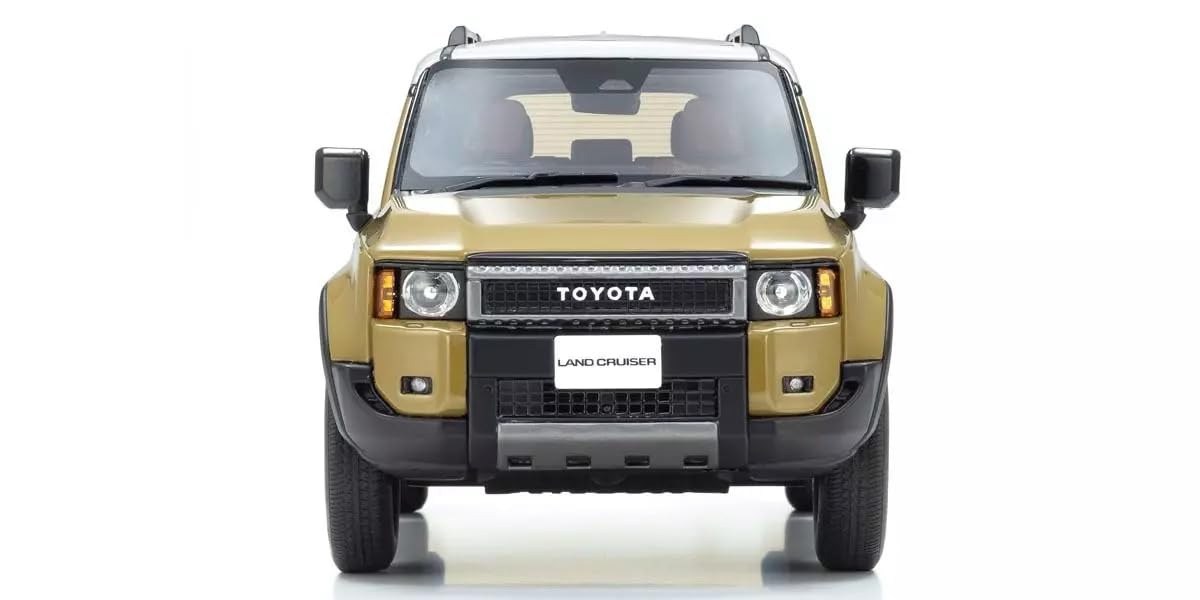Kyosho Samurai 1/18 Scale Toyota Land Cruiser 250 Beige Model Ksr18064Be