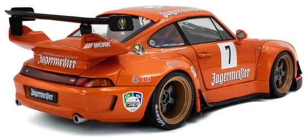 Voiture miniature Kyosho Solido 1/18 RWB Kit 2020 Orange S1808506