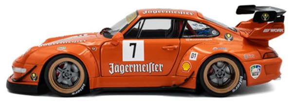 Voiture miniature Kyosho Solido 1/18 RWB Kit 2020 Orange S1808506