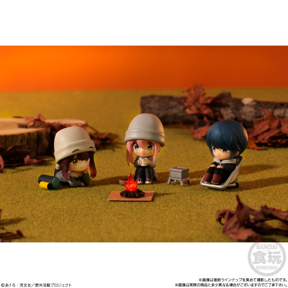 Bandai Laid Back Camp Season 3 Candy Toy 8-Piece Box Collection- Japan Figure Store - #1 Bring To You The Best Japanese Goods